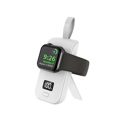 New Design Mini Magnetic Wireless Charger Portable Power Bank for iwatch Series 1-9 iphone 15 Watch Charger Smartphone Charger